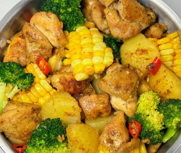 #晒出你的中秋团圆饭#巨好吃的鸡腿肉焖土豆的做法