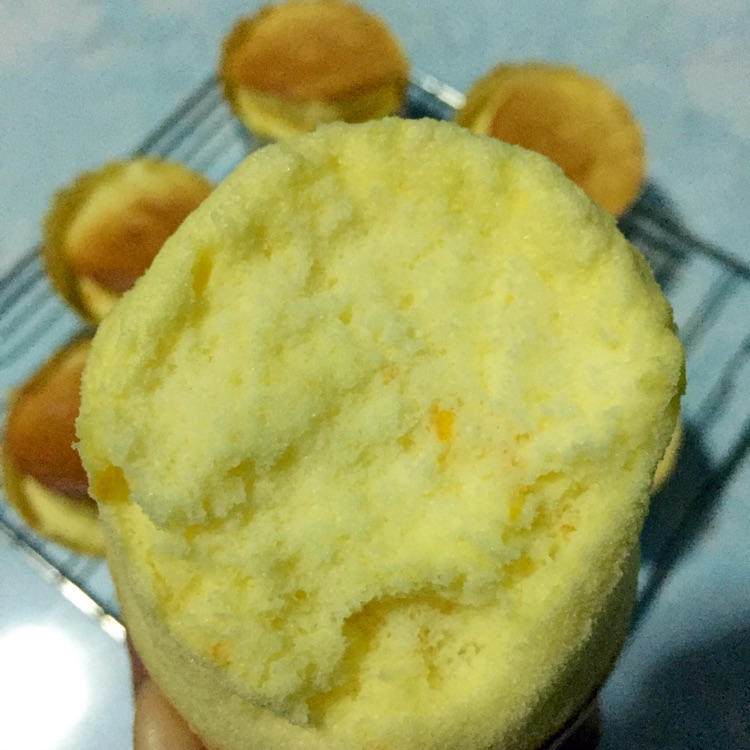 橙味蛋糕卷和开口笑蛋糕的做法图解12
