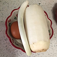 萝卜大虾鸡蛋汤。。。减肥又美味的做法图解1