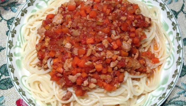 番茄肉酱意面的做法