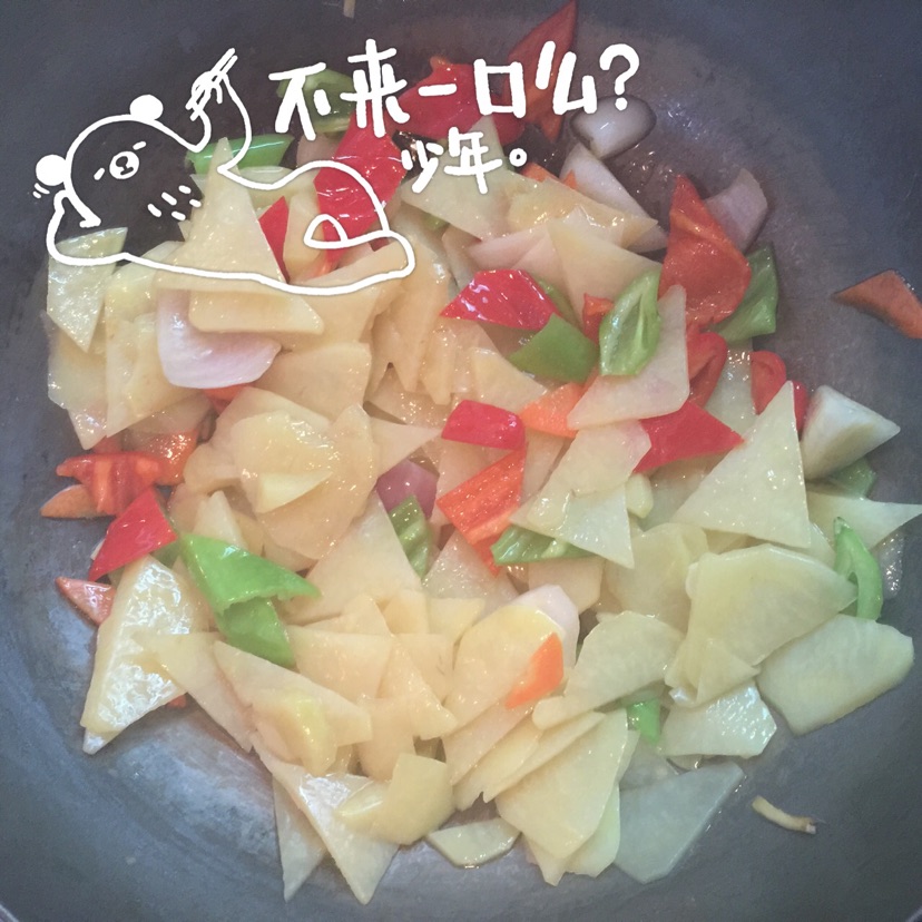 素炒土豆片片的做法图解5