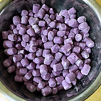 椰奶紫薯西米露的做法图解1