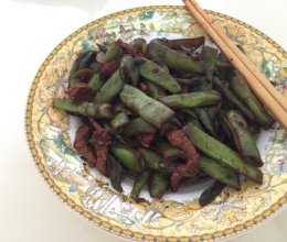 干煸四季豆炒肉的做法