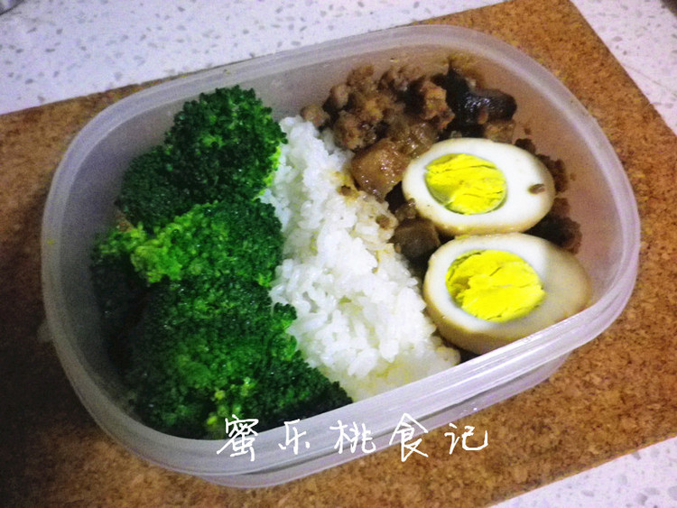 飘香卤肉饭便当的做法