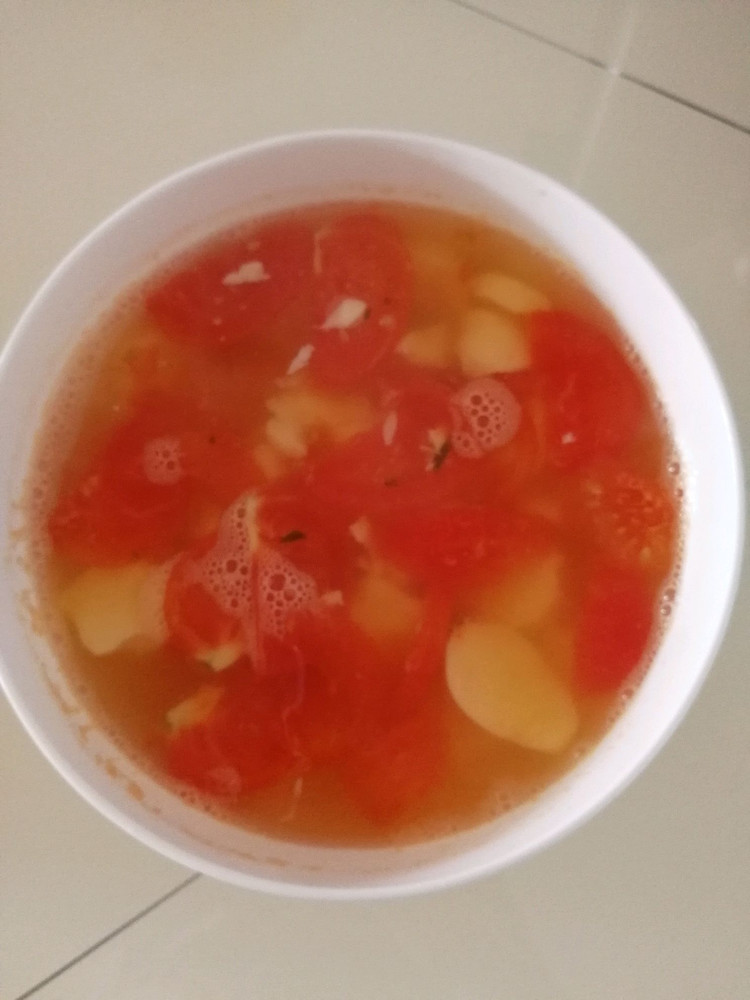 西红柿鸡蛋豆腐汤的做法