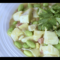 蛋黄豆腐，咸蛋黄这么美的食物，加点豆腐你懂吗？的做法图解9