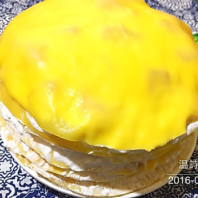 芒果千层蛋糕#豆果5周年