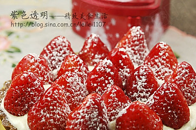 娇艳欲滴草莓挞