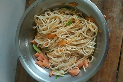 葱花油泼面