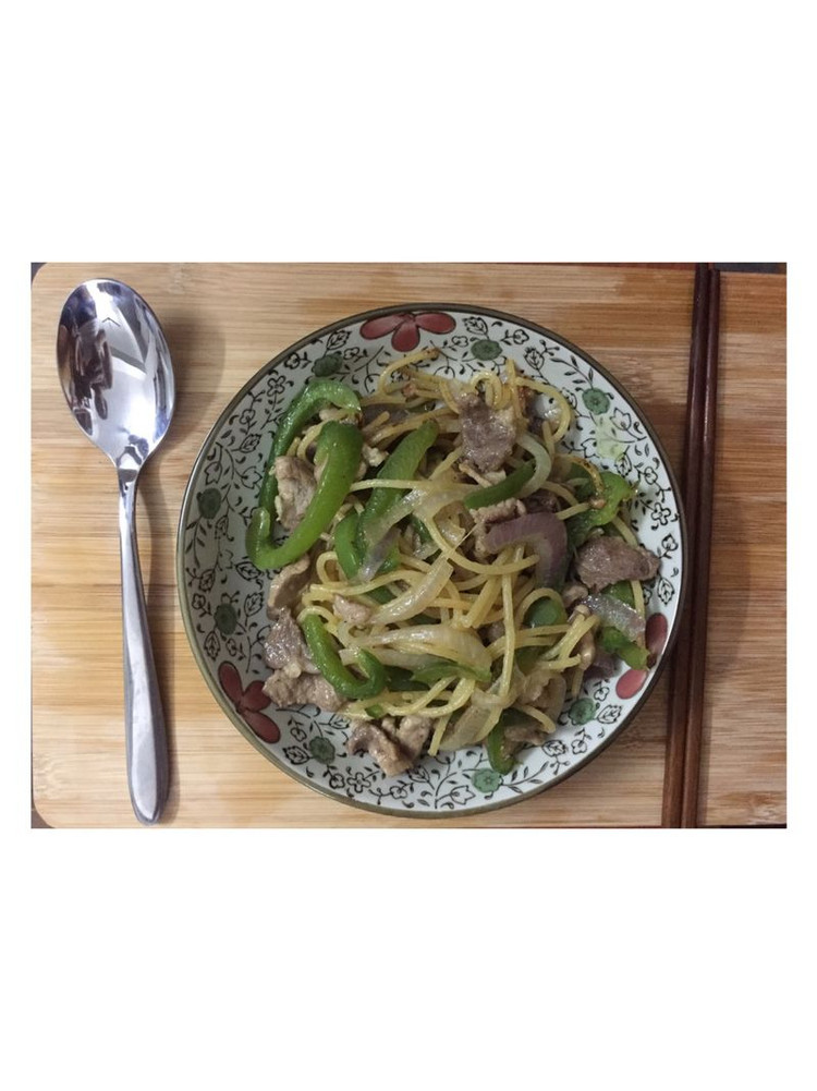 黑椒意面的做法