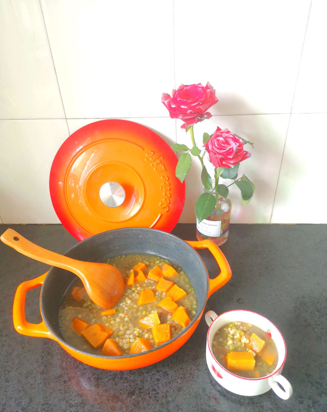南瓜绿豆汤怎么做_南瓜绿豆汤的做法_蕾宝的烟味生活_豆果美食