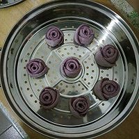 紫薯花卷的做法图解6