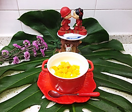 #网红美食我来做#《芒果姜撞奶》的做法