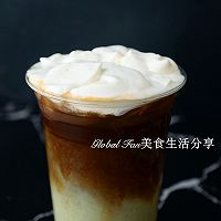 超好喝的抹茶生椰拿铁#15分钟周末菜#的做法图解6