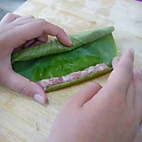 荷叶酿肉的做法图解3