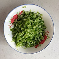 青椒肉丝笋干饼的做法图解2