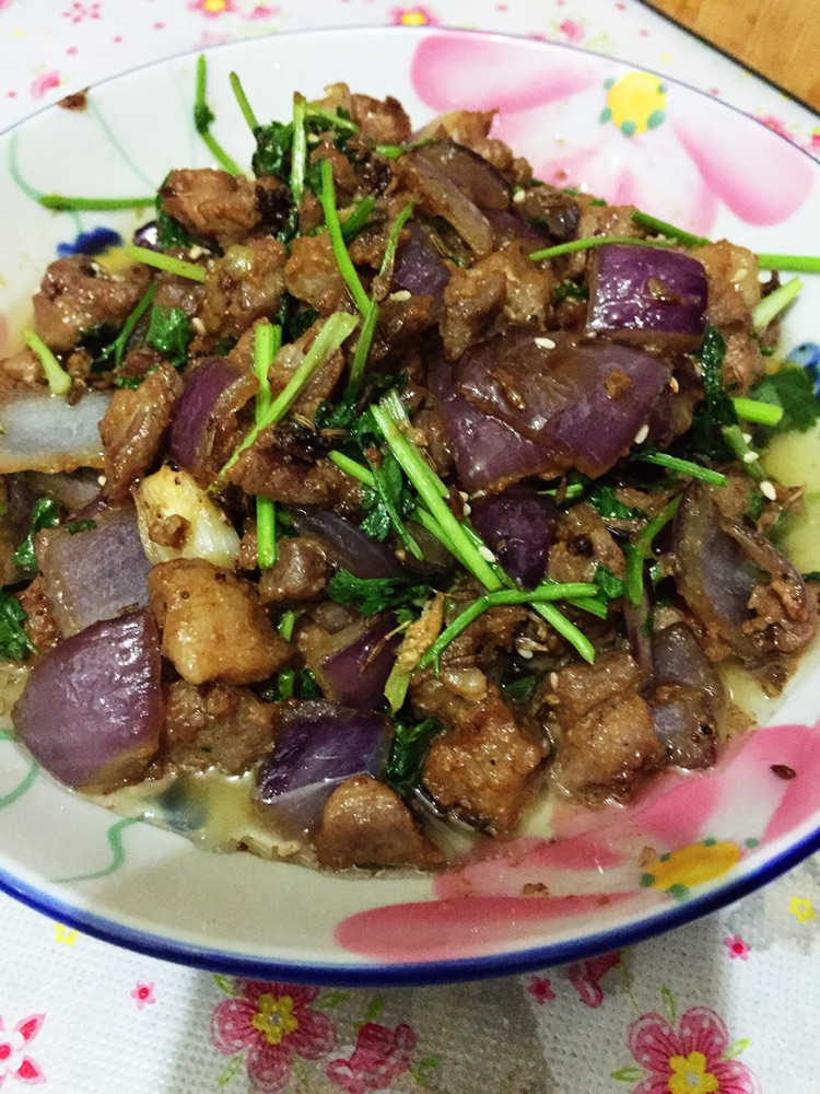 孜然羊肉的做法图解5
