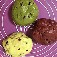 三色蔓越莓吐司（无黄油）#东菱云智能面包机#的做法图解6
