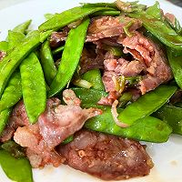 荷兰豆炒腊肠的做法图解6