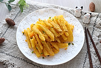 #美食新势力#蛋黄焗薯条的做法