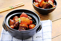 红烧肉炖萝卜#铁釜烧饭就是香#的做法