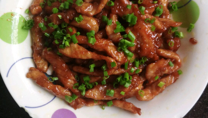 甜酱肉丝