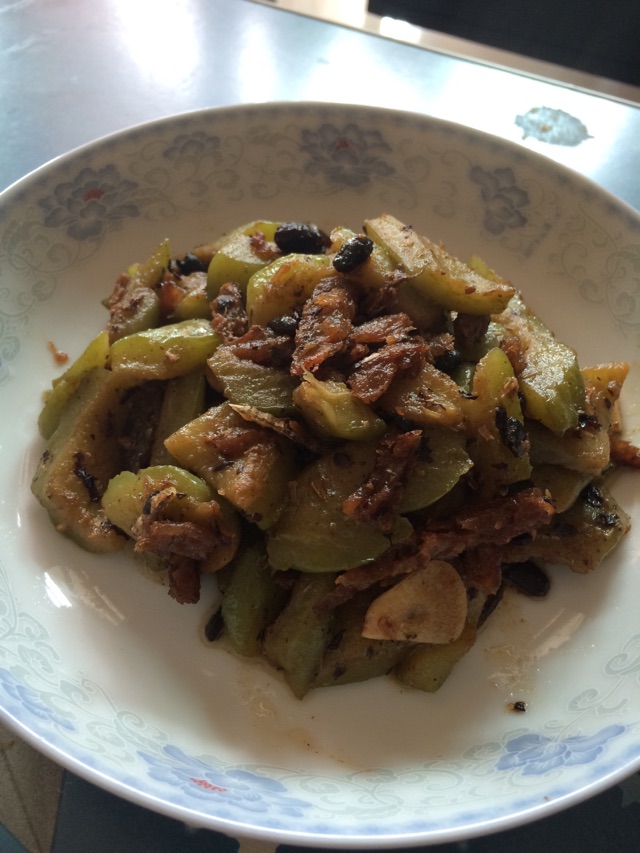 豆豉鲮鱼炒凉瓜