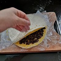 红豆酥（手抓饼版）的做法图解4