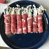 金针菇肥牛的做法图解1