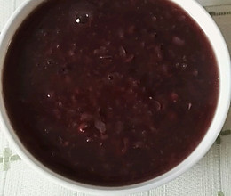 黑米红豆糯米粥的做法