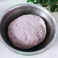 #一周减脂不重样#紫薯发面饼的做法图解3
