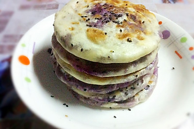 香甜紫薯馅饼