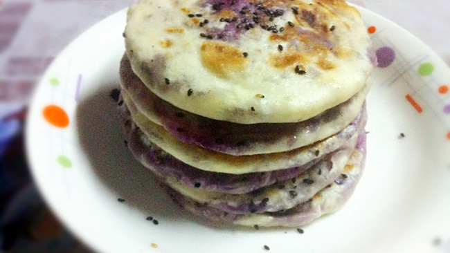香甜紫薯馅饼的做法