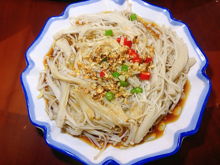 凉拌金针菇的做法