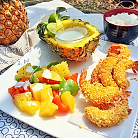 菠萝沙拉黄金虾的做法图解15