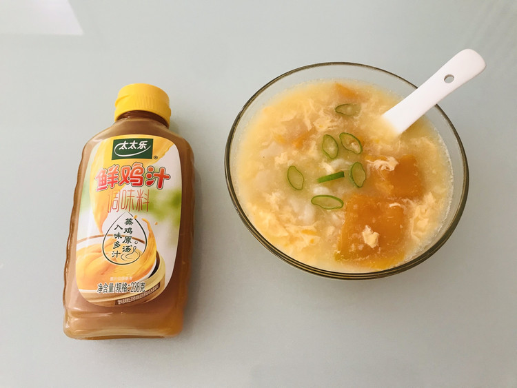 鲜香鸡汁南瓜疙瘩汤的做法