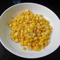 蛋白炒玉米的做法图解3