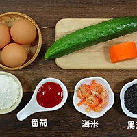 黄瓜丝鸡蛋饼 宝宝辅食食谱的做法图解1