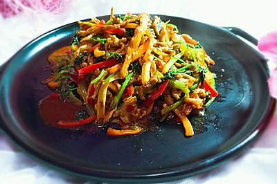 家常香辣肉丝