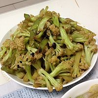 素炒有机菜花的做法图解1