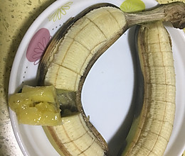 微波炉烤香蕉的做法