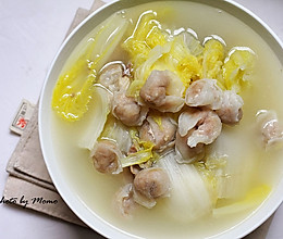 鱼皮饺白菜汤的做法