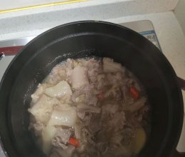干贝虾米芥菜瘦肉煲的做法