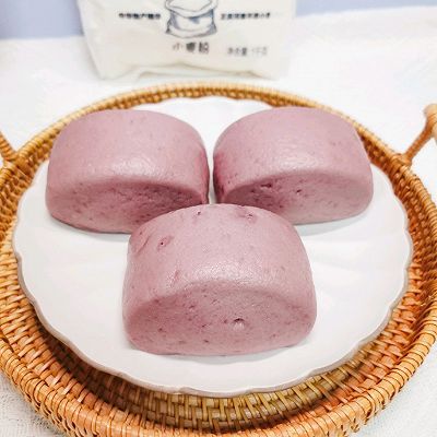 超级松软香甜‼️紫薯馒头