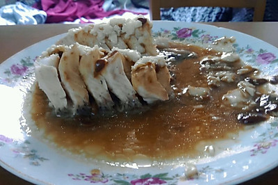 黄豆酱蒸草鱼脊肉