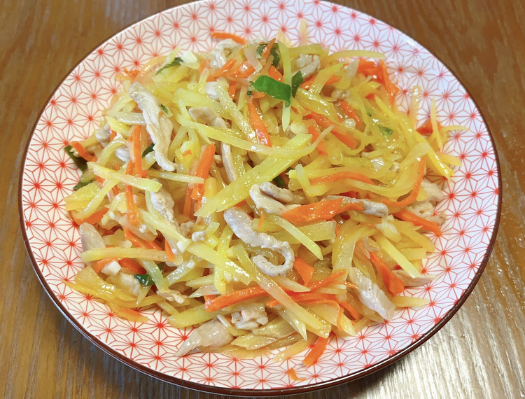 猪肉土豆丝的做法