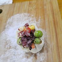 五彩鸡肉杂蔬烧卖的做法图解5