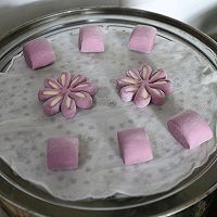 紫薯花朵馒头的做法图解28
