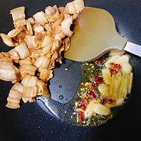 干煸五花肉花菜的做法图解4