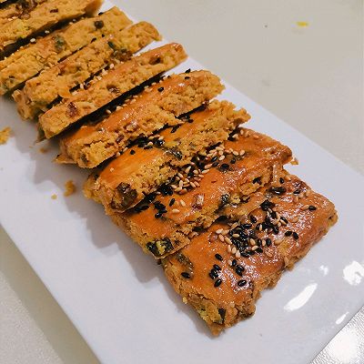 健康无糖玉米葱香饼干